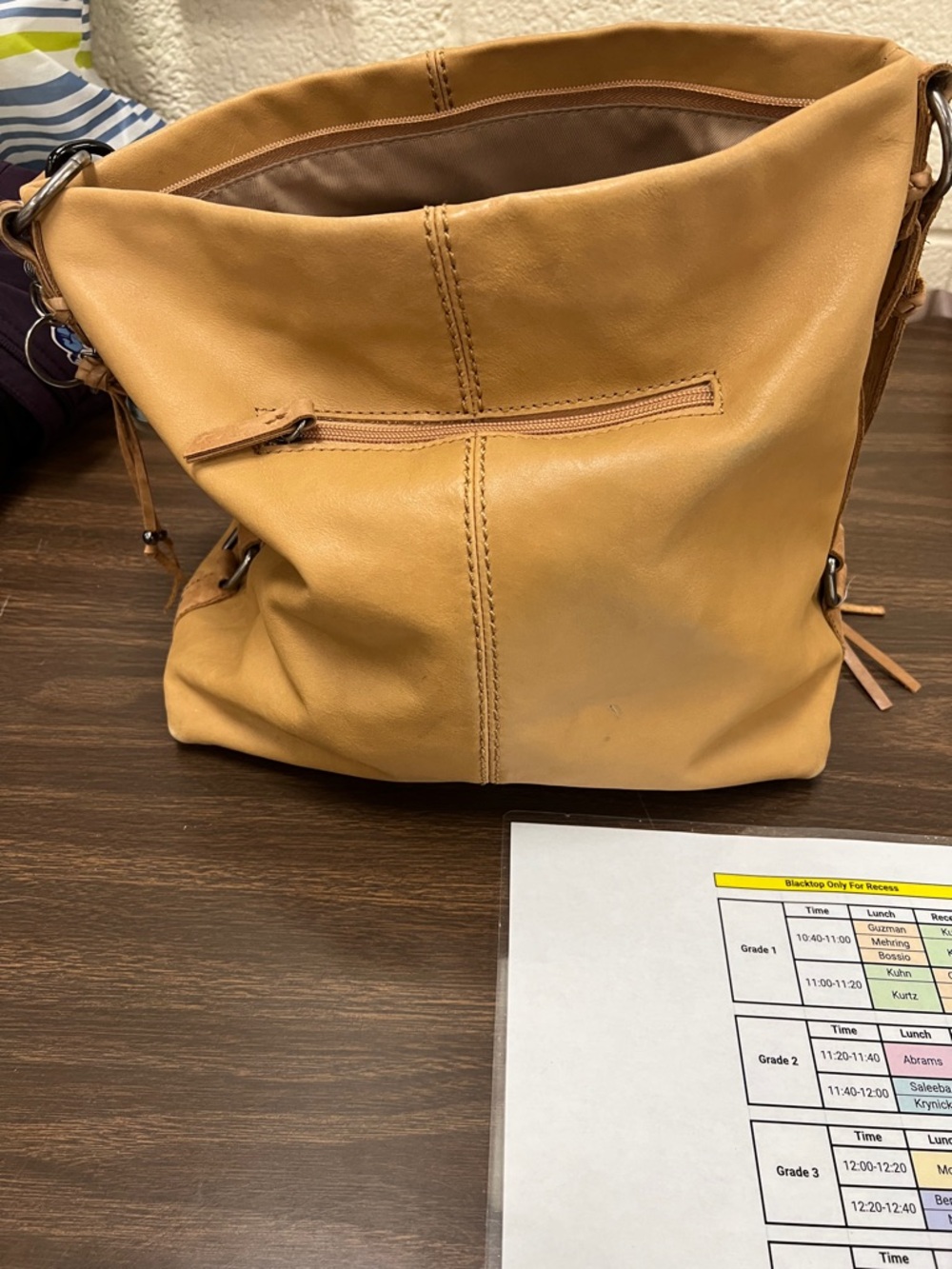 The Sak Ashland Bucket Hobo Shoulder Bag in Tobacco. Softest leather! - Picture 3 of 5